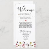 🌸 💍ワイルドフラワー結婚ズ歓迎プログラム (正面/裏面)