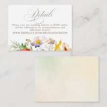 ワイルドフラワー結婚ズ詳細小