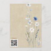 ワイルドフラワー結婚ズ エンクロージャーカード (裏面)