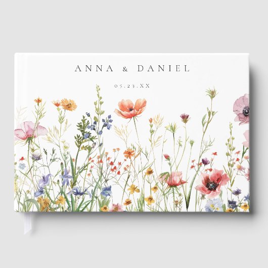 ワイルドフラワー結婚ズ ゲストブック (正面)