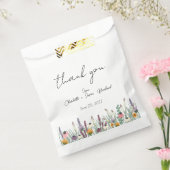 ワイルドフラワー結婚ズ・サンキュー フェイバーバッグ (封をした状態)