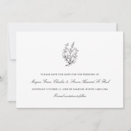 ワイルドフラワー結婚ズ セーブザデート