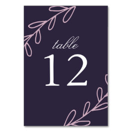 ワイルドフラワー結婚ズ テーブルナンバー