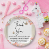 ワイルドフラワー結婚ズ ペーパープレート (パーティー)