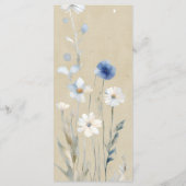 ワイルドフラワー結婚ズ メニュー (裏面)