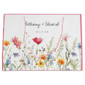 ワイルドフラワー結婚ズ ラージペーパーバッグ (正面)