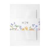 ワイルドフラワー結婚ズ 招待状ベリーバンド (正面例)