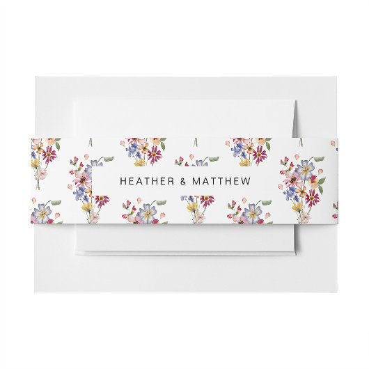 ワイルドフラワー結婚ズ 招待状ベリーバンド