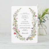 ワイルドフラワー結婚ズ 招待状 (スタンド正面)