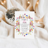 ワイルドフラワー結婚ズ 招待状