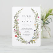 ワイルドフラワー結婚ズ 招待状 (スタンド正面)