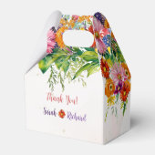 ワイルドフラワー結婚ズ、素朴フローラありがとう&A フェイバーボックス (正面サイド)