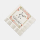 ワイルドフラワー結婚ズ 縁ありランチョンナプキン (角)