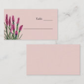 ワイルドフラワー結婚フローラ座席表 プレイスカード (正面/裏面)