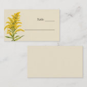 ワイルドフラワー結婚フローラ座席表 プレイスカード (正面/裏面)