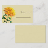 ワイルドフラワー結婚フローラ座席表 プレイスカード (正面/裏面)