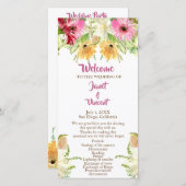 ワイルドフラワー結婚フローラ式計画 (正面/裏面)