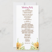 ワイルドフラワー結婚フローラ式計画 (裏面)