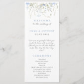 ワイルドフラワー結婚ペリウィンクルの儀式 プログラム (正面)