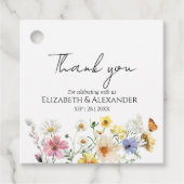 ワイルドフラワー結婚ボー感謝していホのお前 フェイバータグ (正面)