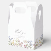 ワイルドフラワー結婚式の引き出物ボックスフローラボホサマー フェイバーボックス (オープン)