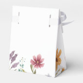 ワイルドフラワー結婚式の引き出物ボックス フェイバーボックス (裏面サイド)