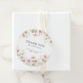 ワイルドフラワー結婚式の引き出物ラベル。 フェイバータグ (インサイチュ)
