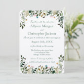 ワイルドフラワー結婚式招待状 招待状 (スタンド正面)