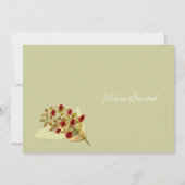 ワイルドフラワー結婚式招待状 招待状 (正面)