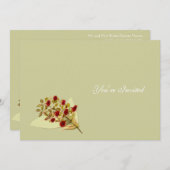 ワイルドフラワー結婚式招待状 招待状 (正面/裏面)