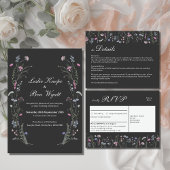 ワイルドフラワー結婚式招待状WF1 招待状