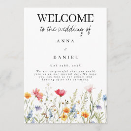 ワイルドフラワー結婚式 プログラム