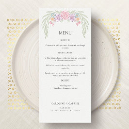 ワイルドフラワー結婚草原