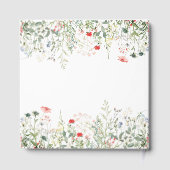 ワイルドフラワー結婚草原 ゲストブック (裏面)