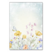 ワイルドフラワー結婚草原 テーブルナンバー (裏面)