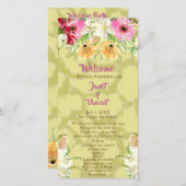 ワイルドフラワー結婚金ゴールド式計画 (正面/裏面)