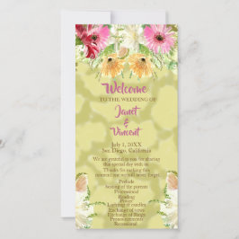 ワイルドフラワー結婚金ゴールド式計画