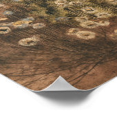 ワイルドフラワー絵を描の感動的引用文ポスター ポスター (角)