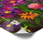 ワイルドフラワー絵画フィールド ポスター (コーナー)