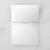 ワイルドフラワー聖なる書物、 経典ノートカードヘブライ11:1 カード (内部)