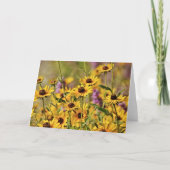 ワイルドフラワー聖なる書物、 経典ノートカード箴言3:5 カード (正面)