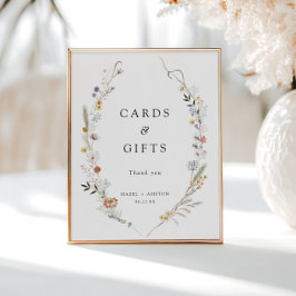 ワイルドフラワー自然カード&ギフト ポスター