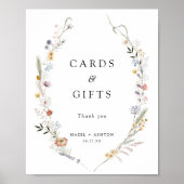 ワイルドフラワー自然カード&ギフト ポスター (正面)