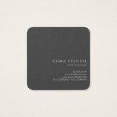 ワイルドフラワー自然ズフローラスクエアビジネスカード (裏面)