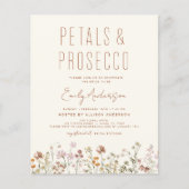 ワイルドフラワー花びら&プロセッコブライダルシャワー チラシ (正面)