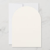 ワイルドフラワー花びら&プロセッコブライダルシャワー 招待状 (裏面)