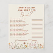 ワイルドフラワー花嫁さんのことはよく知っているだろう (正面)