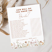 ワイルドフラワー花嫁さんのことはよく知っているだろう チラシ