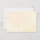 ワイルドフラワー茶のパーティーの赤ちゃんシャワー サンキューカード (裏面)