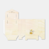 ワイルドフラワー茶のパーティーの赤ちゃんシャワー フェイバーボックス (折り畳みなし)